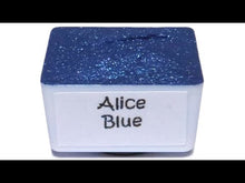 Load and play video in Gallery viewer, Alice Blue FULL PAN - Handmade Watercolor Paints (sparkly metallic)