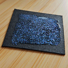 Load image into Gallery viewer, Sapphire Iridescent Fragments - Glitter Paints - Handmade Watercolor Paints (glittery)
