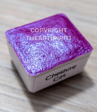 Load image into Gallery viewer, Cheshire Cat - Handmade Watercolor Paints (sparkly metallic)
