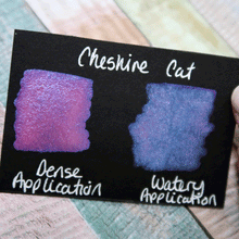 Load image into Gallery viewer, Cheshire Cat - Handmade Watercolor Paints (sparkly metallic)
