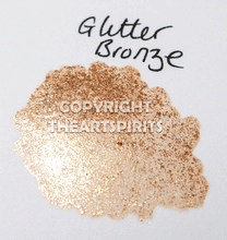 Load image into Gallery viewer, Glitter Bronze - Handmade Watercolor Paints (glitter)
