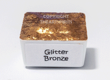 Load image into Gallery viewer, Glitter Bronze - Handmade Watercolor Paints (glitter)
