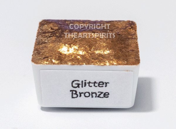 Glitter Bronze - Handmade Watercolor Paints (glitter)