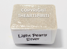 Load image into Gallery viewer, Light Pearly Silver - Handmade Watercolor Paints (metallic)
