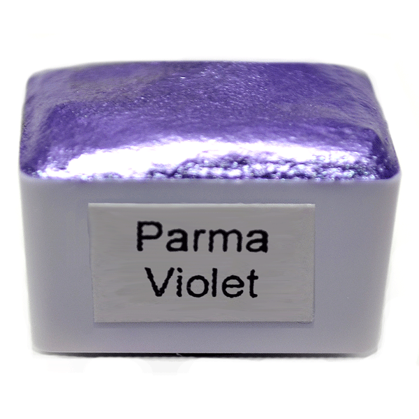 Parma Violet - Handmade Watercolor Paints (metallic)