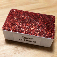 Load image into Gallery viewer, Queen of Hearts FULL PAN - Handmade Watercolor Paints (glitter)
