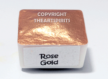Load image into Gallery viewer, Rose Gold - Handmade Watercolor Paints (metallic)
