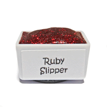 Load image into Gallery viewer, Ruby Slipper - Handmade Watercolor Paints (glitter paint)
