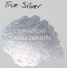 Load image into Gallery viewer, True Silver - Handmade Watercolor Paints (metallic)
