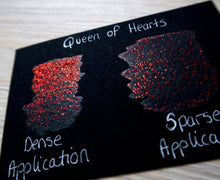 Load image into Gallery viewer, Queen of Hearts - Handmade Watercolor Paints (glitter paint)
